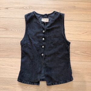 Free People We The Free Aimee Denim Vest